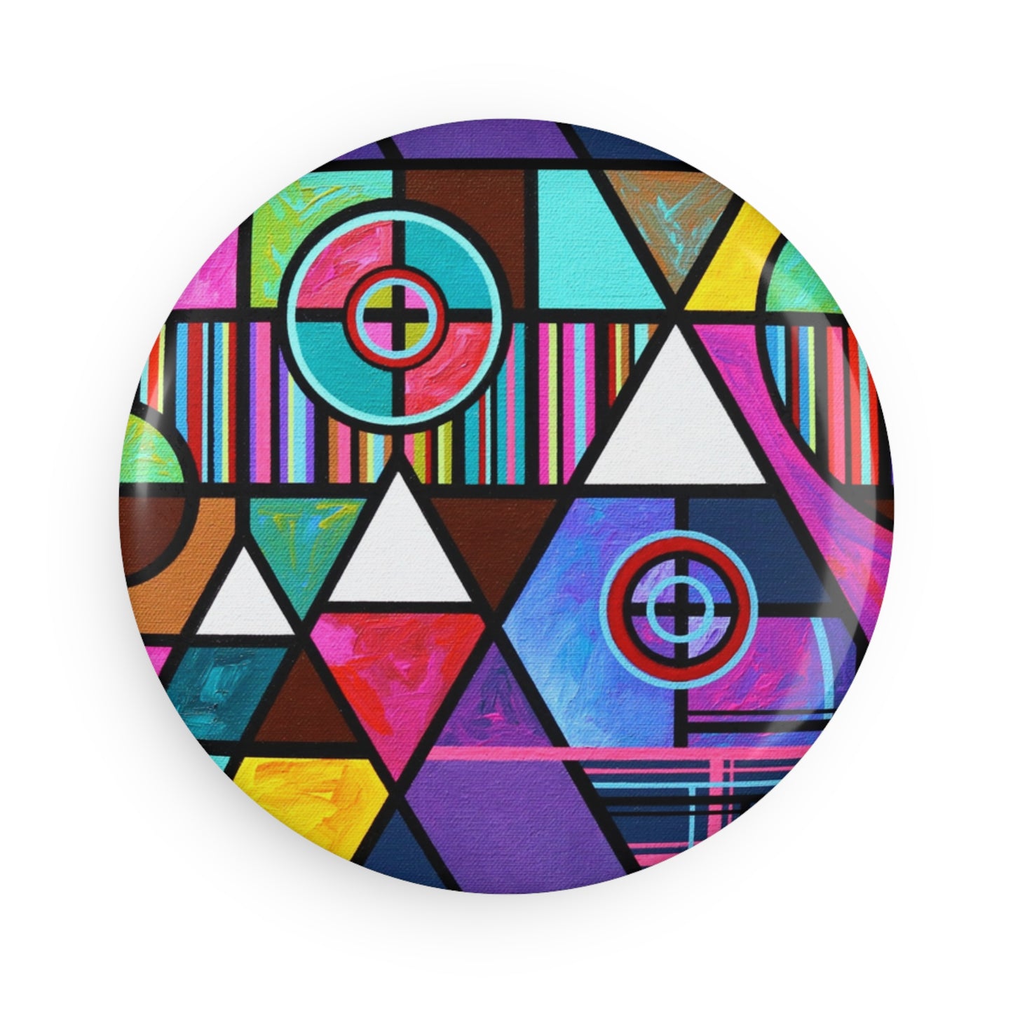 Three Sisters Magnet, Round