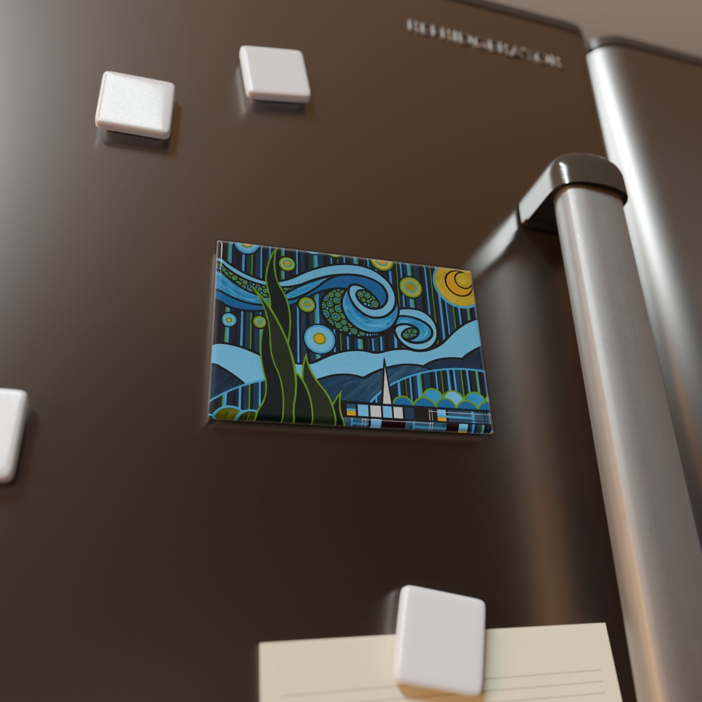 Starry Night Magnet, Rectangle