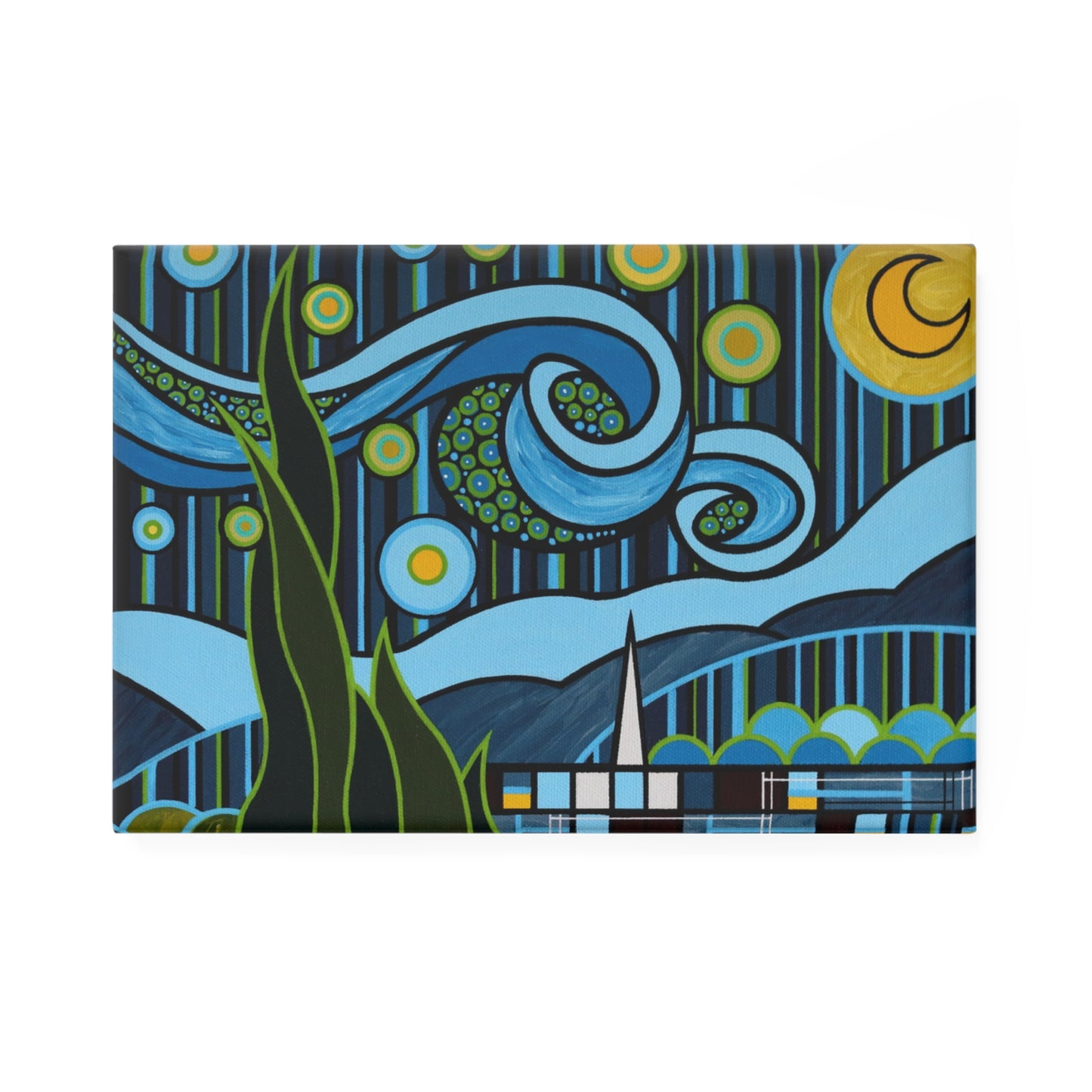Starry Night Magnet, Rectangle
