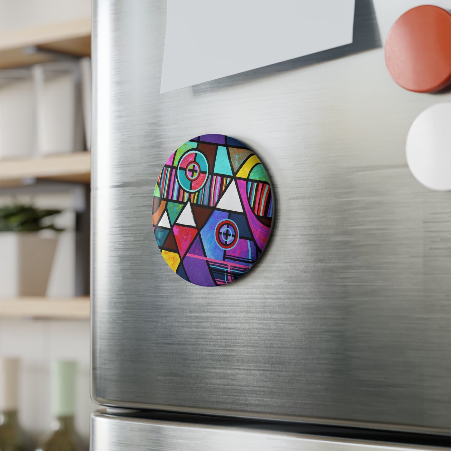 Three Sisters Magnet, Round