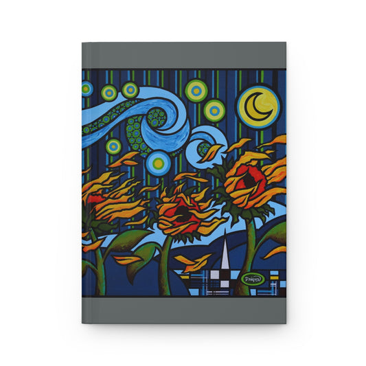 Starry Night Sunflower Journal