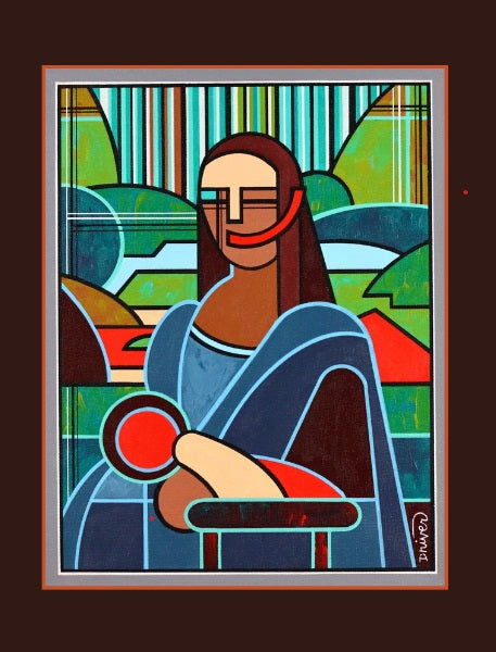 Mona Lisa Postcard